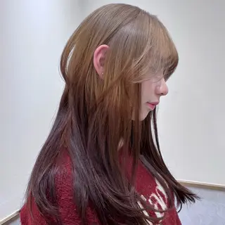 ロング カラー ハイトーン/デザイン 🥣KYOKAのヘアスタイル