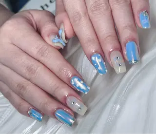 ネイル Horie 雪のネイルデザイン