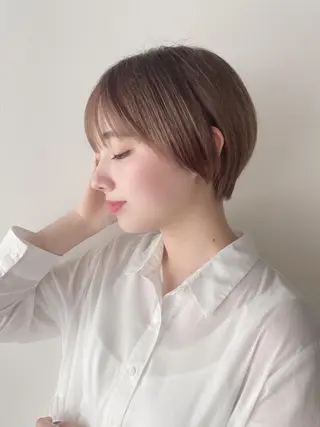 ショート カラー なりたいが叶う ながしまじゅんきのヘアスタイル