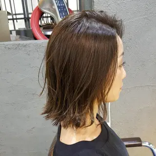 ミディアム カラー 【ショート×美髪】  澤田　周のヘアスタイル
