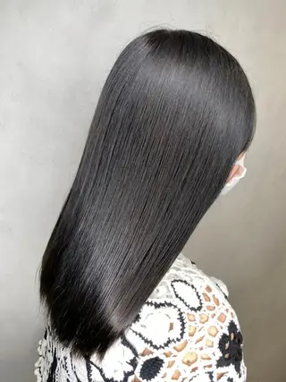 セミロング 原 辰徳のヘアスタイル