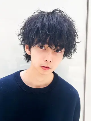ショート パーマ メンズ 🔥EDEN春日部パ ーマ特化SHOTAのヘアスタイル