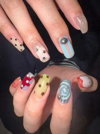 ネイル MITSUKI🪡 海外/個性派/ロングのネイルデザイン
