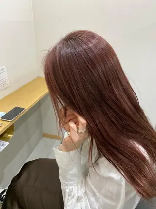 ロング カラー ヘアアレンジ 韓国好き🇰🇷 美容師MIKUのヘアスタイル