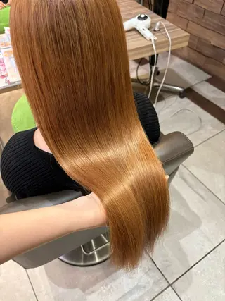 ロング カラー ｶﾉ / 艶カラー/レイヤーのヘアスタイル