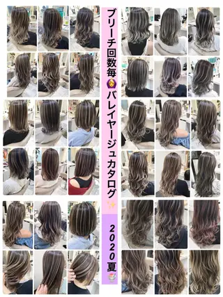 セミロング カラー 山崎俊輔/髪質改善 /バレイヤージュのヘアスタイル