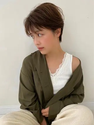 ショート 過去一の柔髪ヘア 🌿einshairのヘアスタイル