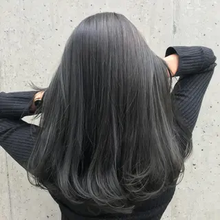 ロング カラー 韓国レイヤーカット 🧸ベージュカラーのヘアスタイル