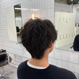 パーマ メンズ 【メンズ特化】中場 健人/西梅田/北新地のヘアスタイル
