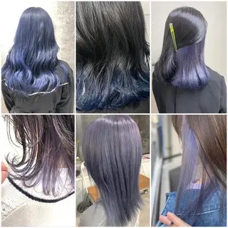 ミディアム カラー パーマ ヘアアレンジ メンズ キッズ ネイル マツエク・マツパ 切りっぱなしヘアボブ ミディアムヘアRYOのヘアスタイル