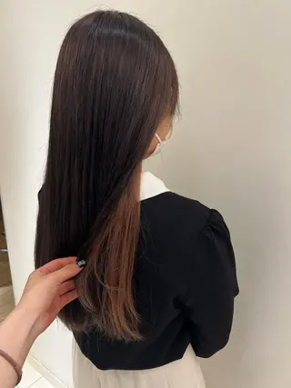 ロング カラー 白金台カラーリスト あきよしのヘアスタイル