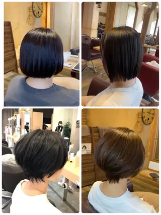 ショート ニスル　町田店所属・似合わせカットカラー 望月一生のヘアスタイル