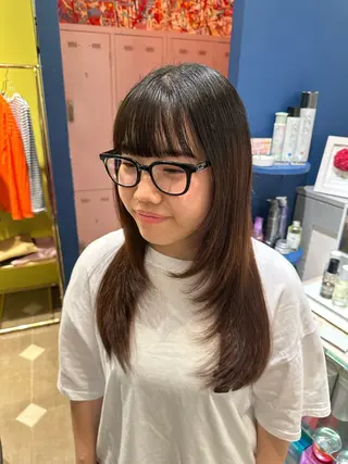 ロング 【echelle】 あむのヘアスタイル