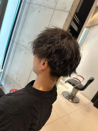 ショート パーマ メンズ 仙台駅/メンズパーマ /🔗髙橋海汰のヘアスタイル
