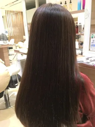 ロング カラー 🔸縮毛矯正🔸 カソリ ナユタのヘアスタイル