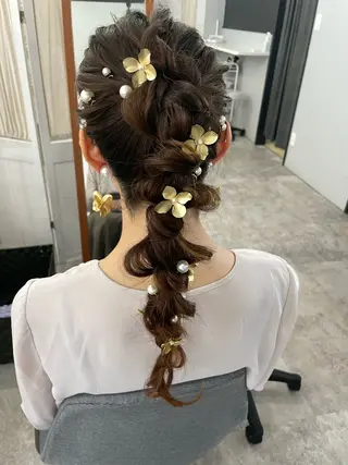 ヘアアレンジ ヘアメイク acoのヘアスタイル