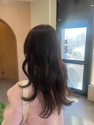 ロング カラー 艶髪☆顔周りカット /秋田 遥華のヘアスタイル