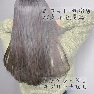 ミディアム カラー パーマ ヘアアレンジ メンズ キッズ ネイル マツエク・マツパ 🫧代表/新宿駅近/ 限定価格🫧田辺貴裕のヘアスタイル