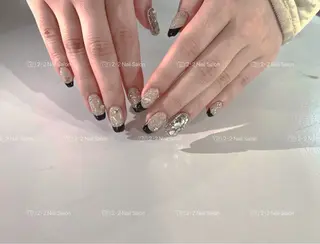 ネイル Shis_🦄shi 韓国風キラキラネイルのネイルデザイン