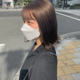 ミディアム カラー otoha✳︎ くすみ艶カラーのヘアスタイル