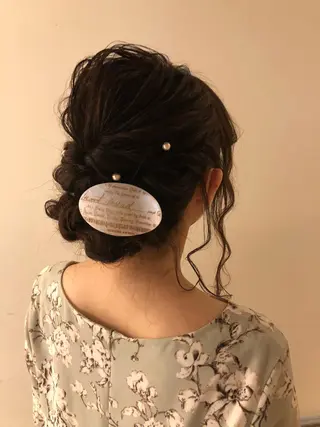 ロング ヘアアレンジ レイヤーカット✂️ 横浜No1♡下鳥翔子のヘアスタイル
