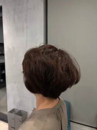 ショート パーマ 宮島 華湖のヘアスタイル