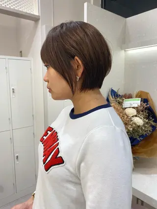 ショート カラー 木原良 (キハラ リョウ)のヘアスタイル