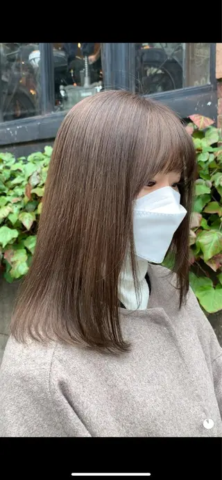 ミディアム カラー れい🫧 ハイトーン特化のヘアスタイル