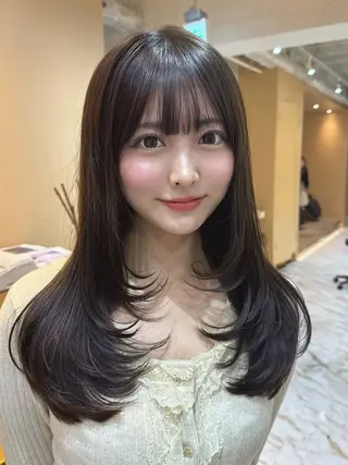 ロング 🌸韓国レイヤー特化 🌸髪質改善🧖来輝のヘアスタイル