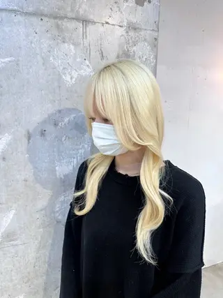 ロング ヘアアレンジ 🩷ハイトーン特化 ayumi🩷のヘアスタイル