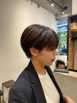ショート カラー ダメージレス美容師 🌱水島侑理のヘアスタイル