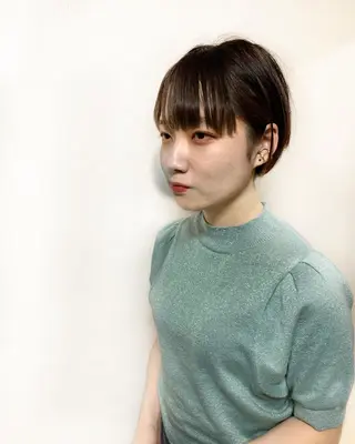 ショート 🌿ダブルカラー/ 明大前/中村渓太のヘアスタイル