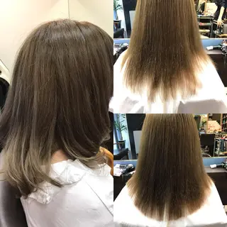 セミロング ロング 前之園 ひかるのヘアスタイル