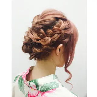 ロング ヘアアレンジ toyota umiのヘアスタイル