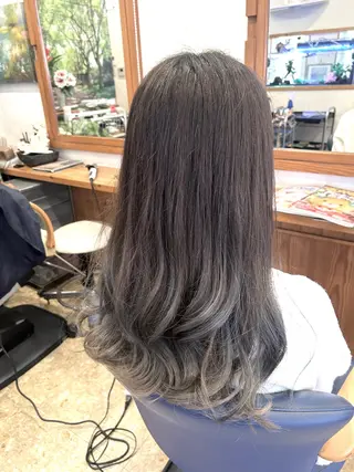 ロング カラー 大政源氏🌈✨ Genjiのヘアスタイル