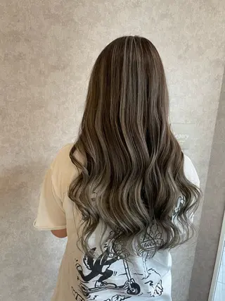 ロング カラー バレイヤージュ特化｜ Takuのヘアスタイル