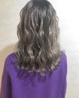 セミロング カラー 🧡色落ちまで2度綺 麗なカラー🧡ヨシキのヘアスタイル