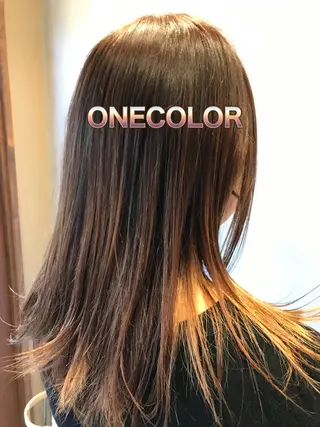 セミロング 山崎 光瑠のヘアスタイル