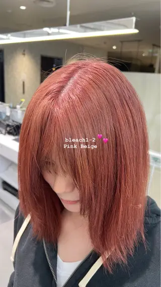 ミディアム カラー レイヤー特化/渋谷 rinのヘアスタイル