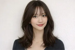 セミロング カラー 高島 悠吾のヘアスタイル