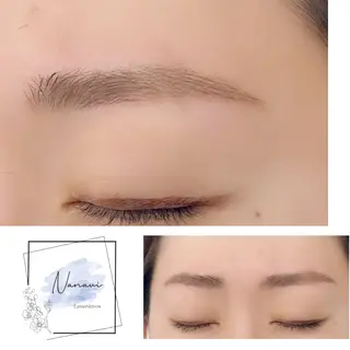 アイブロウ Nanavi 鮎川のマツエク・マツパデザイン