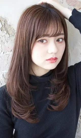 ロング ウルフ・ハイレイヤー 🌟ナカノ・ユウヤのヘアスタイル