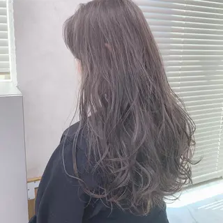 ロング カラー ヘアアレンジ 美髪矯正/透明感カラ ー🫧YUUKI🫧のヘアスタイル