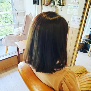 カラー ミディアム spa hair ark 富井直美のヘアスタイル
