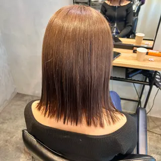 ショート カラー うる艶カラー /縮毛矯正✨レオンのヘアスタイル