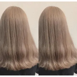 ロング カラー 似合わせ/ブリーチ カラー.岡田友仁のヘアスタイル