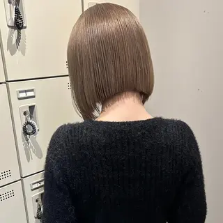 ミディアム 透明感カラー/ 髪質改善✨️🎀萌愛のヘアスタイル