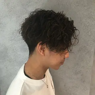 カラー パーマ メンズ Minami🩵 新宿のヘアスタイル