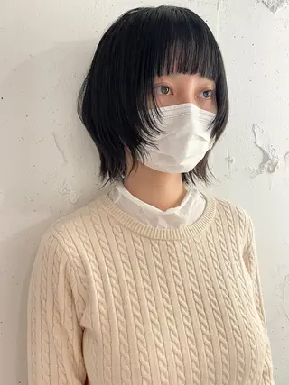 ミディアム カラー ヘアアレンジ 透明感color 🥣suzunaのヘアスタイル