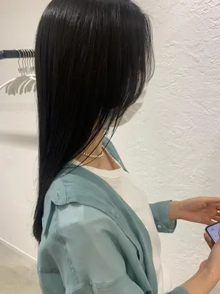 ロング カラー ブリーチなしWカラー ／レイヤー🎀マリノのヘアスタイル